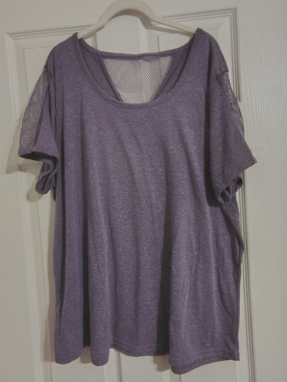 Purple with Mesh Top 3X